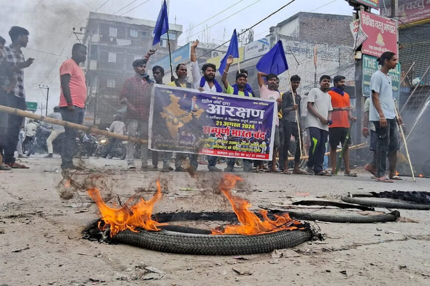 भारत बंद, बिहार में असर, हाईवे जाम, रेलें अप्रभावित, आरक्षण