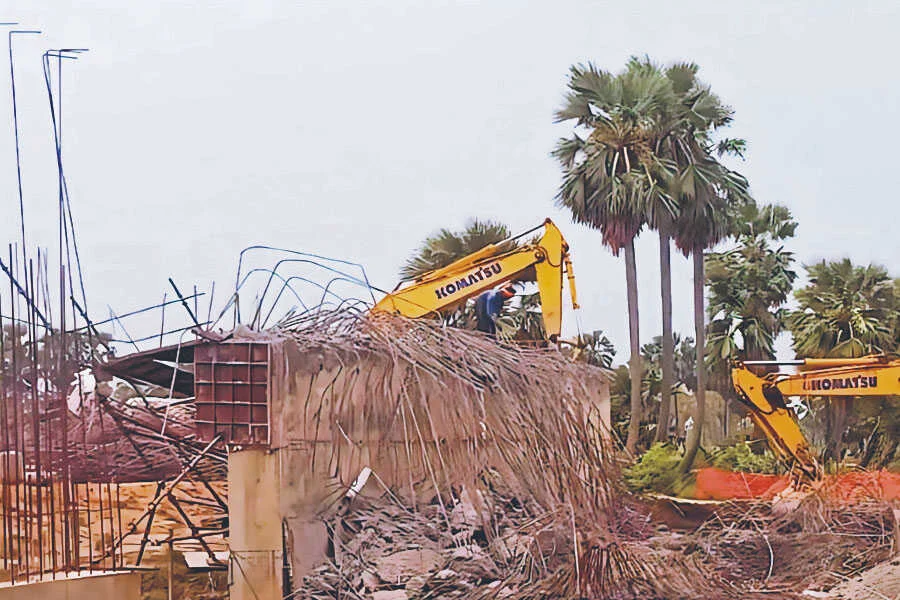 पुल, धराशायी, भारतमाला प्रोजेक्ट, जहानाबाद