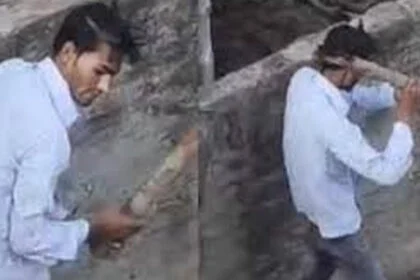 हत्या, मुजफ्फरपुर, पति, पत्नी, बच्चों के सामने, पीटकर