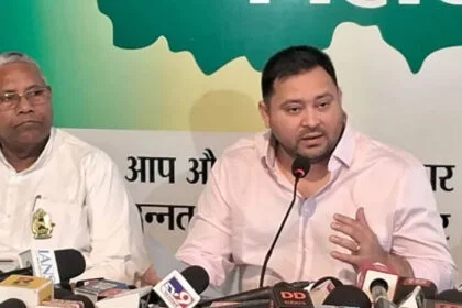 तेजस्वी, महिला संवाद, नीतीश, तीखा हमला, जनता का पैसा, JDU का प्रचार