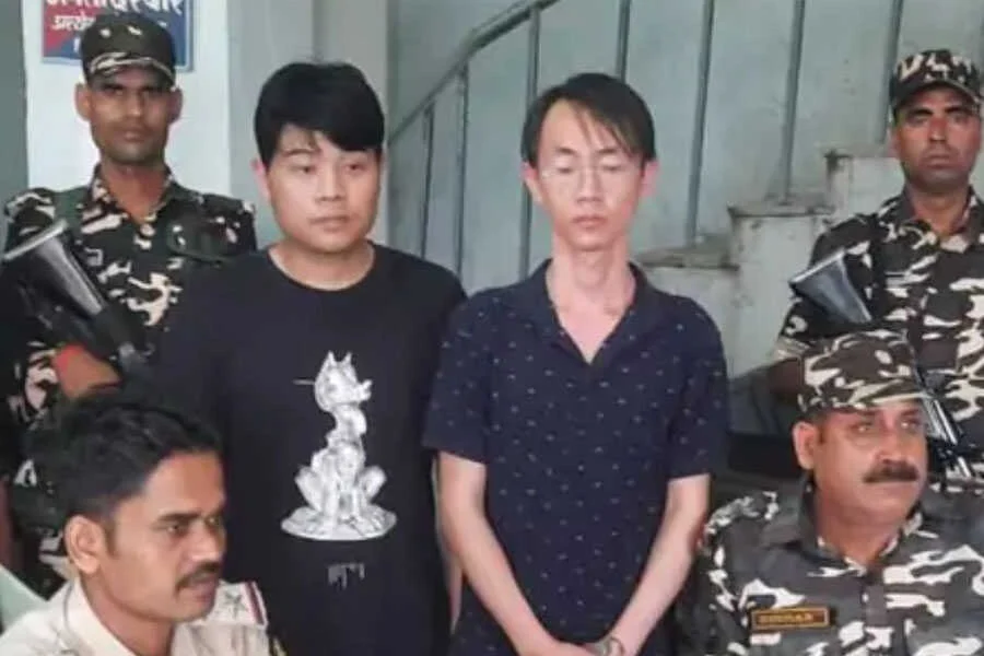 चीनी नागरिक, नेपाल बॉर्डर, 2 गिरफ्तार, मधुबनी, एसएसबी