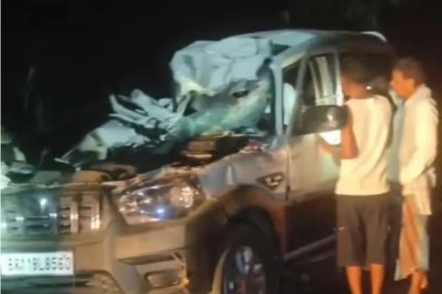 दुर्घटना, 8 मरे, बारात, स्कॉर्पियो, टक्कर, कटिहार