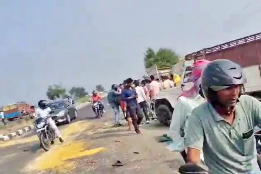 पिकअप, पलटा, 5 मरे, कई घायल, सारण, सोनपुर