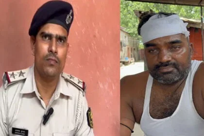 हमला, पुलिस टीम, दारोगा, जख्मी, मरांची