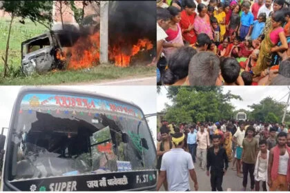 मॉब लिंचिंग, बचा ड्राइवर, स्कॉर्पियो, फूंका, छात्र, कुचल डाला, नालंदा