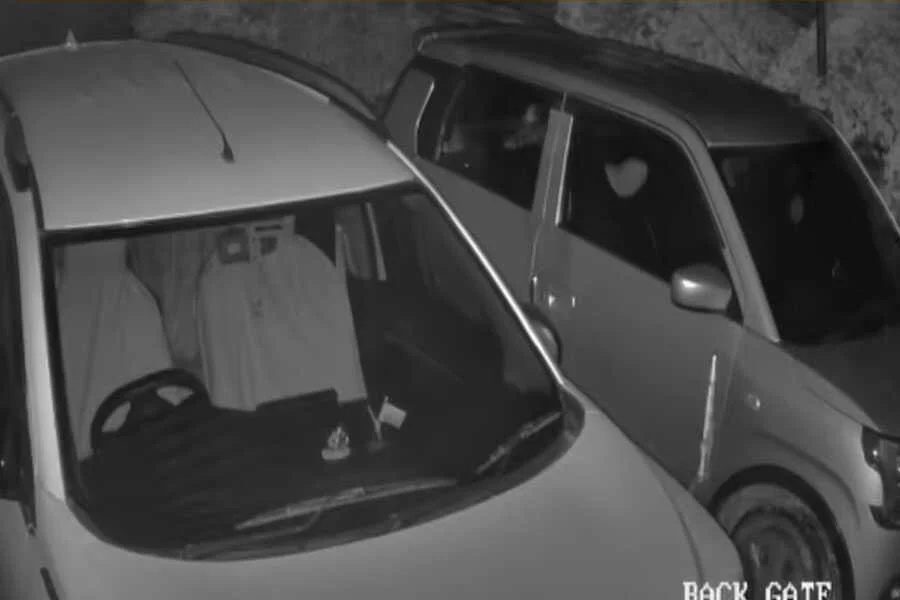 भाजपा नेता, कार, तोड़फोड़, आरा, घर में लगी थी, सीसीटीवी, संदिग्ध