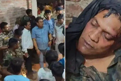 फायरिंग, शाहपुर, युवक, मौत, सैप जवान, बंधक, हालत गंभीर