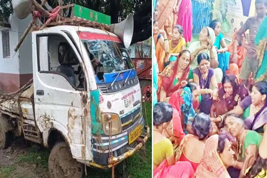 हादसा, 5 कांवरिया, मौत, पिकअप, हाईटेंशन तार, भागलपुर