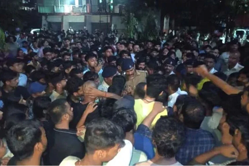 छात्रा, मौत, इंजीनियरिंग कॉलेज, छत, चंडी, नालंदा, हंगामा, तोड़फोड़