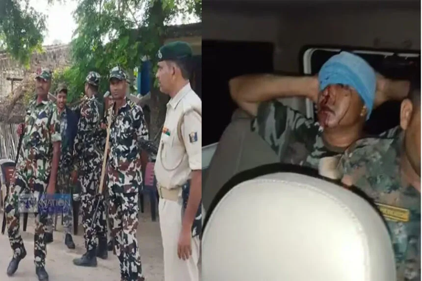 हमला, पुलिस टीम, वैशाली, राइफल, पिस्टल, लूट, आइसक्रीम