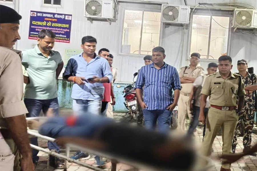 मुठभेड़, सीतामढ़ी, STF, तीन बदमाश, घायल, बाजपट्टी