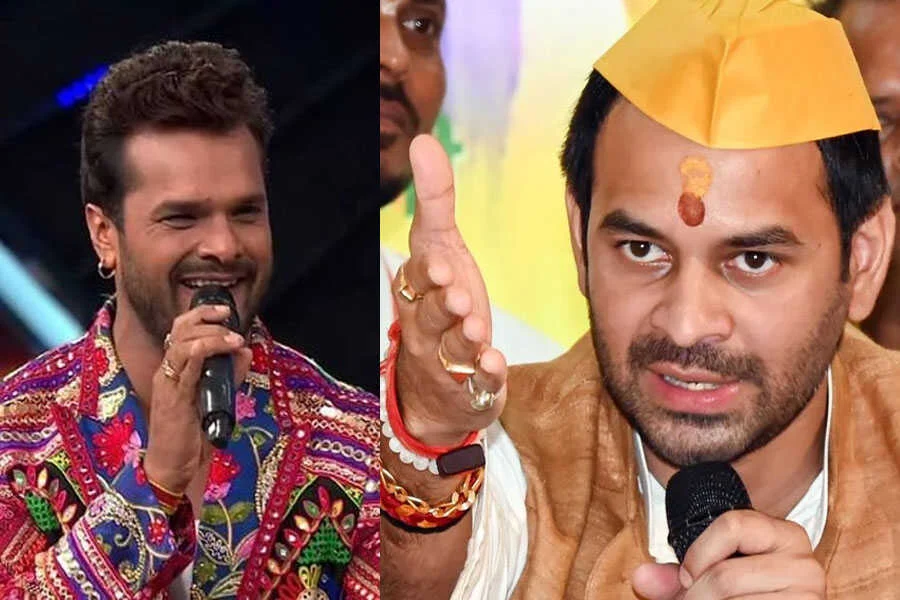 खेसारी, जॉब, तेजप्रताप, तंज, नचनिया