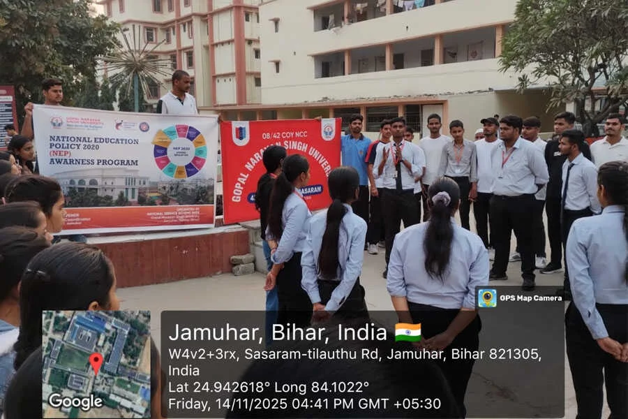 जीएनएसयू, जागरुकता, राष्ट्रीय शिक्षा नीति, नुक्कड़ नाटक