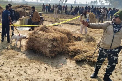 मर्डर,पति—पत्नी,गला काटा, खलिहान, गयाजी, शेरघाटी