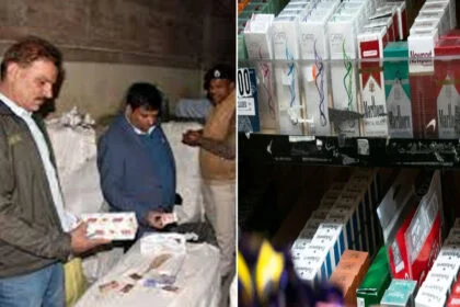 सिगरेट, विदेशी, जब्त, मुजफ्फरपुर, बंद गोदाम, 2 करोड़, इंडोनेशिया, कोरिया, म्यांमार