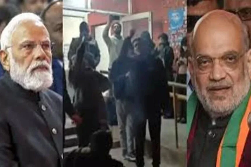 JNU, भड़काऊ, नारे, PM मोदी, शाह, 'कब्र खुदेगी,' टुकड़े-टुकड़े, गैंग