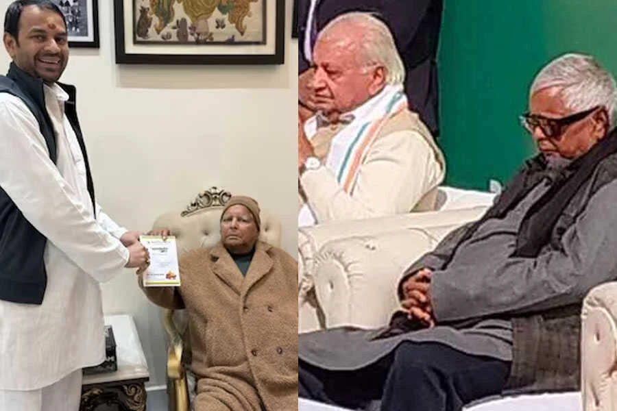 लालू, तेज प्रताप, दही-चूड़ा, भोज, नाराज नहीं