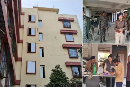 अपार्टमेंट, 5वीं मंजिल, DySP, लिफ्ट, नौकरानी, गिरी, मौत, हड़कंप