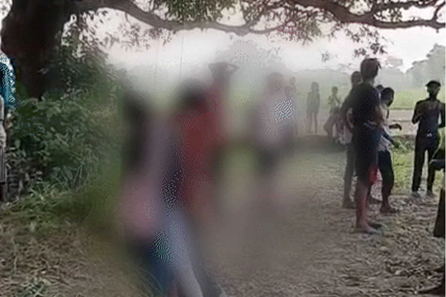 किशोरी, बेतिया, फांसी, प्रेमी जोड़ा, तालीबानी, बर्बरता, वीडियो, वायरल, ग्रामीण