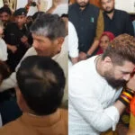 चिराग, बड़ी मां, गले लगे, चाचा, पारस, पैर छुए, आशीर्वाद