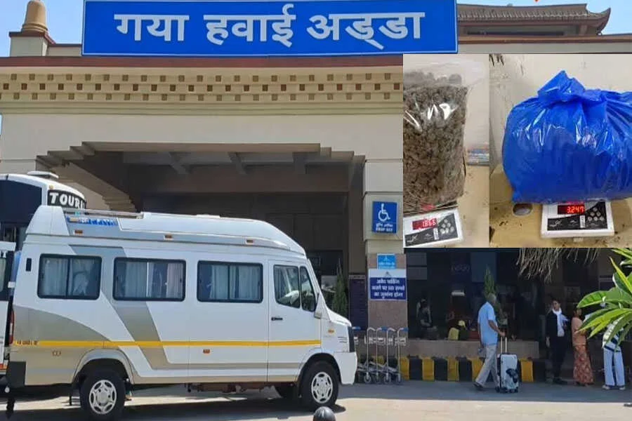 गांजा, गया एयरपोर्ट, 10 करोड़, जब्त, लावारिस, 2 बैग, बैंकॉक, फ्लाइट