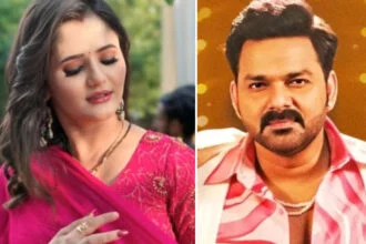 एक्ट्रेस, पवन सिंह, अंजलि राघव, गलत तरीका, छुआ, महिला आयोग, नोटिस, वीडियो, वायरल, लखनऊ शो