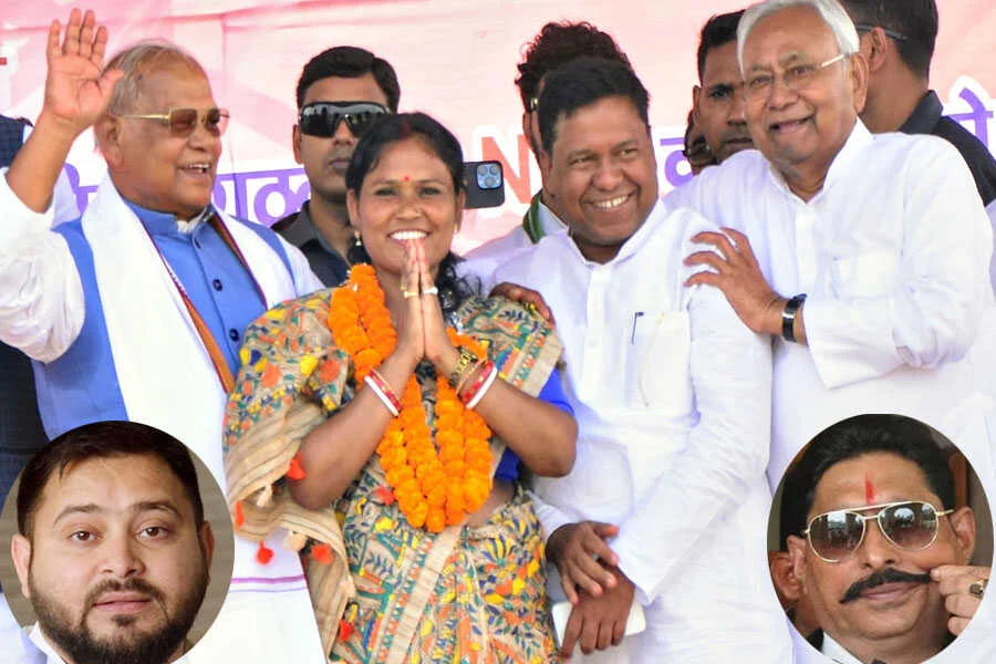 मतदान, तेजस्वी, चैंबर, जीतन मांझी, समधन, ज्योती मांझी, बहू, दीपा मांझी, अनंत सिंह, ऐलान, रास, चुनाव, अजब-गजब