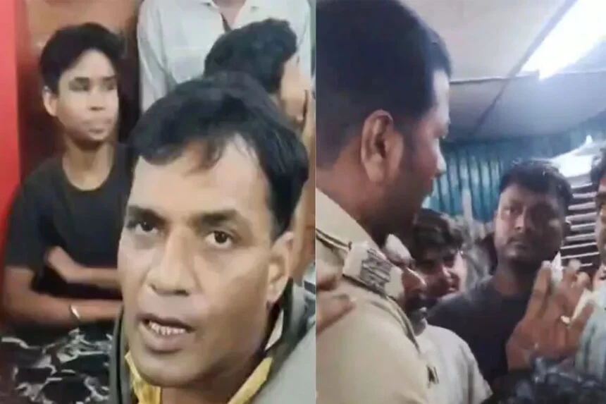 दारोगा, नशा, हंगामा, जेल, समस्तीपुर, थाना, हाजत, वि​भूतिपुर