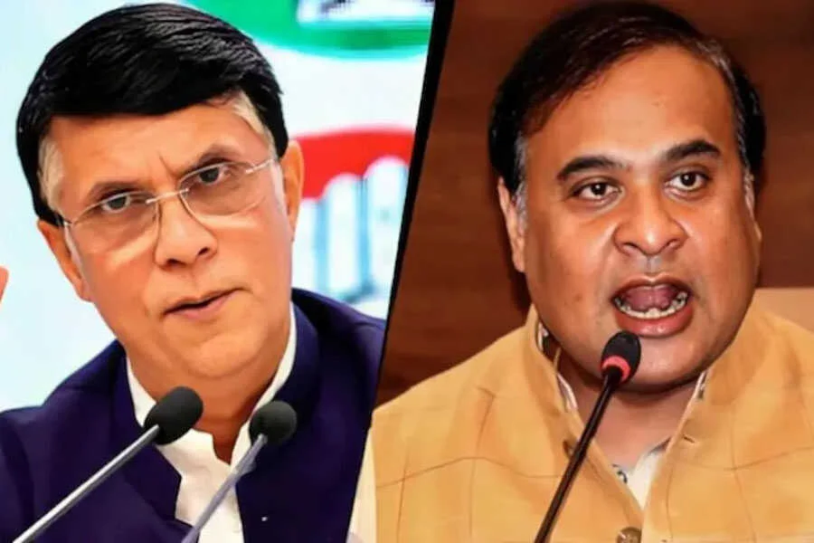 असम पुलिस, पवन खेड़ा, छापा, दिल्ली, आवास, हिमंता सरमा, पत्नी, आरोप