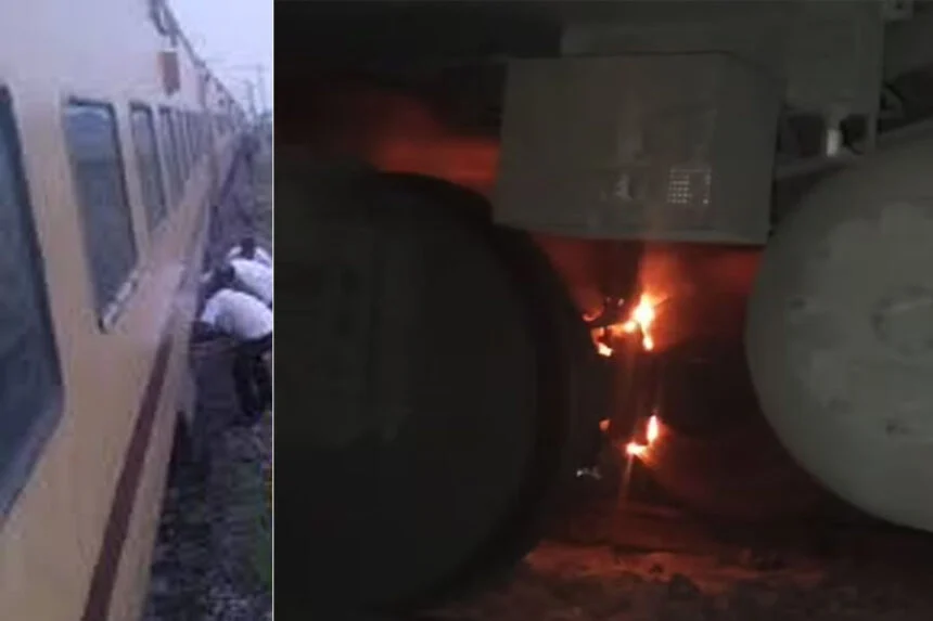 कोसी एक्सप्रेस, आग, स्लीपर, बोगी, आधी रात, यात्री, कूदकर, बचाई जान