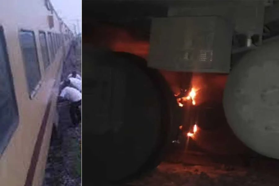 कोसी एक्सप्रेस, आग, स्लीपर, बोगी, आधी रात, यात्री, कूदकर, बचाई जान