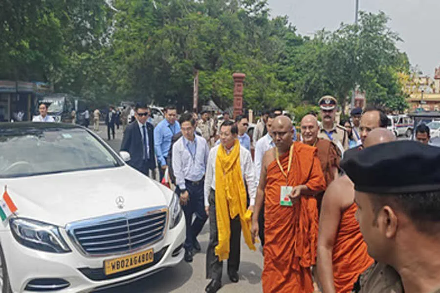 बोधगया, महाबोधि मंदिर, म्यांमार, राष्ट्रपति, हाई सिक्योरिटी
