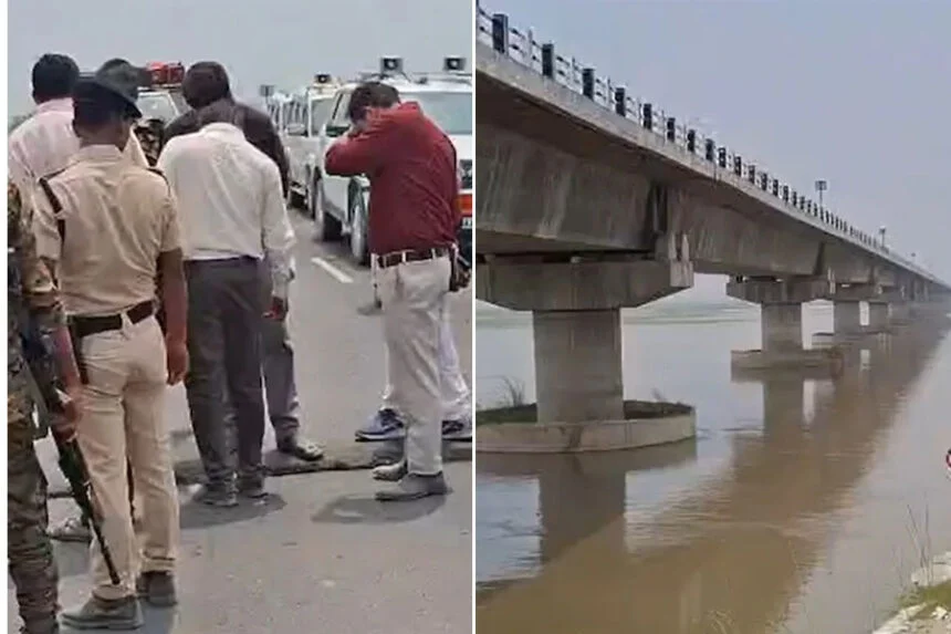 दरार, महासेतु, बेतिया, गोपालगंज, गैप, 7-9 इंच, परिचालन रोका