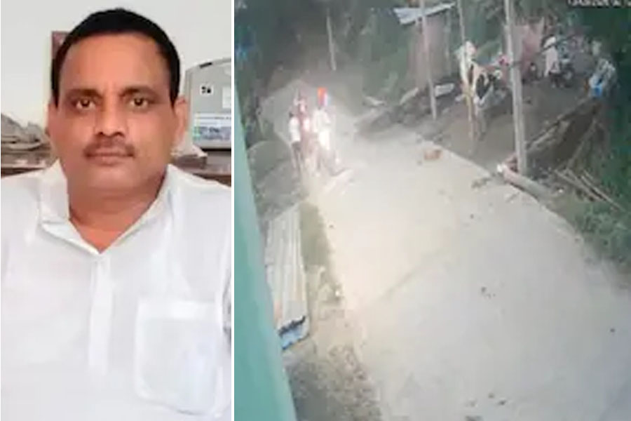 ठेकेदार, मॉर्निंग वॉक, वैशाली, मर्डर, 10 गोलियां, CCTV