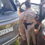 क्रेटा, कार, डिवाइडर, टक्कर, चूर-चूर, दंपती, तीन मरे, मोकामा, फोरलेन