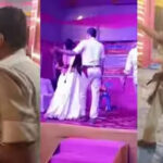 दारोगा, डांसर, थप्पड़, अश्लील, नृत्य, भीड़, पिस्टल, लहराया