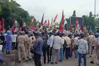 लोकभवन, मार्च, विपक्ष, SIR, CEC, पटना, हंगामा, तेजस्वी